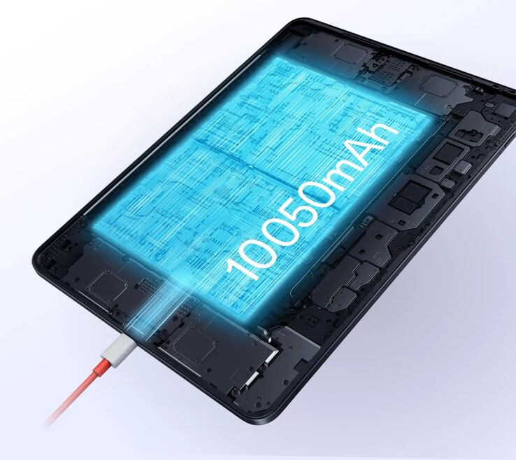 The OnePlus Pad Go 2 also features a 10,050 mAh battery. (Image source: OnePlus)