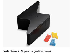 Supercharged Gummies come in Cyberberry, Mango Bolt, and Dog Mode Chill flavors. (Image source: Tesla)