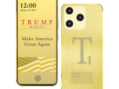 The Trump Mobile T1 smartphone (pictured) did not launch in the promised release windows of September. (Image source: Trump Mobile)