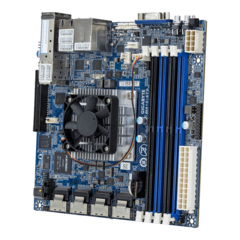 The MA10-ST0 is a Mini-ITX form-factor server motherboard. (Source: Gigabyte) The MA10-ST0 is a Mini-ITX form-factor server motherboard. (Source: Gigabyte)