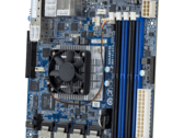 The MA10-ST0 is a Mini-ITX form-factor server motherboard. (Source: Gigabyte)