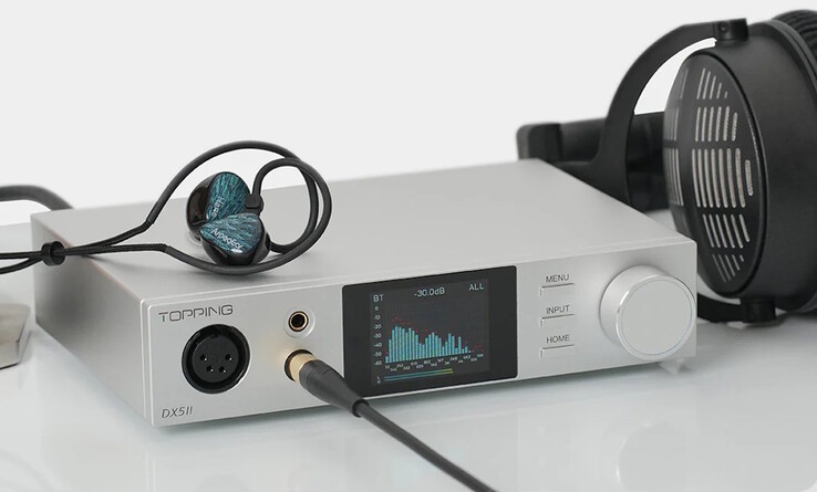 The Topping DX5 II DAC has a high-powered amp capable of driving high-impedance headphones. (Image source: Topping)
