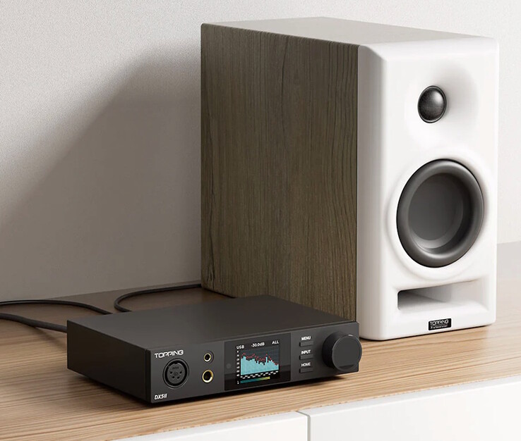 The Topping DX5 II DAC has a preamp mode for use with active external speakers. (Image source: Topping)