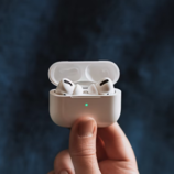 SPR AVS (Spatial Relay Audio-Visual Sync) is first being implemented by Apple in iPhone 17, AirPods Pro 3, and Vision Pro. Pictured - the AirPods Pro. (Image source: Omid armin on Unsplash)