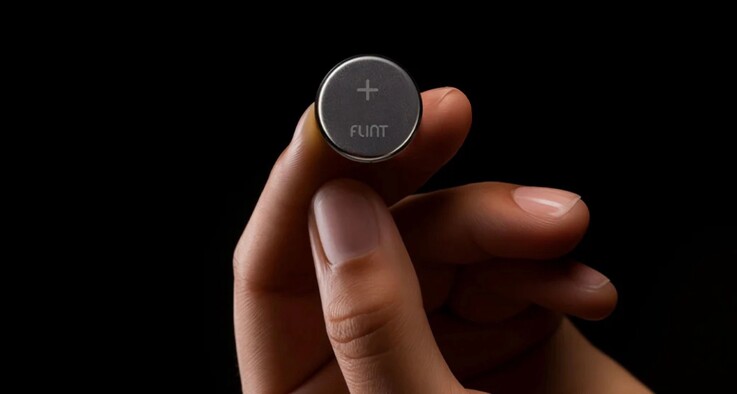 The cellulose battery from Flint is less than 0.04 inches (1 mm) thick (Image source: Nimble)
