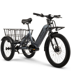 The Buzz Cerena T2 e-trike boasts a 500 Wh battery and offers up to 40 miles (64.3 km) of range (Image source: Buzz)
