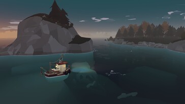 An image showing an environment in Dredge.