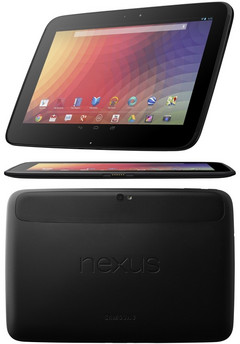 First-gen Google Nexus 10 Android tablet by Samsung