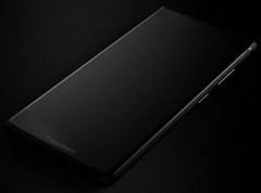 The first bezel-less BlackBerry smartphone is the Ghost Pro from Optiemus. (Source: Evan Blass)