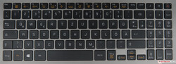 Keyboard of the LG Gram 15Z90N