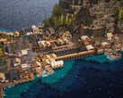 An image showing an island in Whiskerwood, now 50% off on Steam.