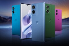 The Moto G96 5G features a 144 Hz curved FHD+ pOLED display (Image source: Motorola)