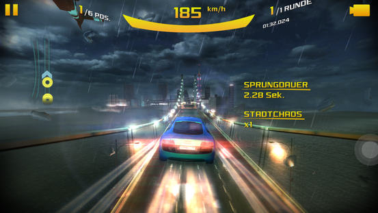 Oukitel K6000 Plus screen Asphalt 8