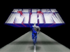 A screengrab of Pepsiman's intro