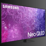 85-calowy telewizor QLED Samsung QN90C pod kątem (źródło zdjęcia: Best Buy)