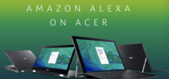 Acer is offering a free Echo Dot with its Alexa-equipped notebooks. (Source: Amazon)