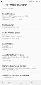 Software Samsung Galaxy J6 Plus - Samsung Experience 9.5