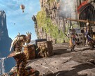 An image showing Styx and enemies in Styx: Shards of Darkness, now 93% off on Steam.