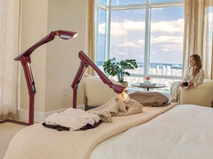 The Syncere Lume lamp can handle a variety of home tidying tasks including folding laundry.