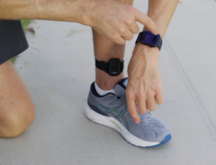 The Evolve MVMT (pictured) is designed to be worn on the ankle. (Image source: Evolve)