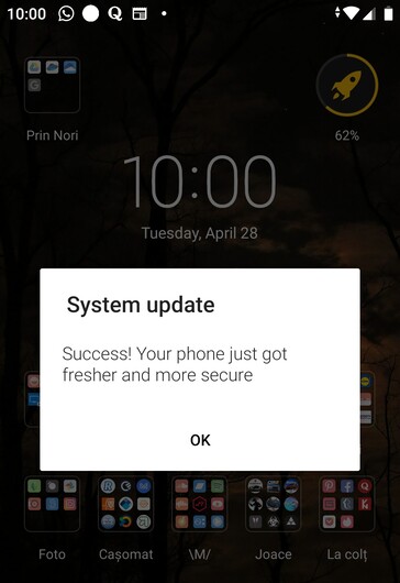 Xiaomi Mi A1 April 2020 update complete (Source: Own)