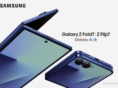 Samsung's current Fold7 and Flip7, released in 2025.