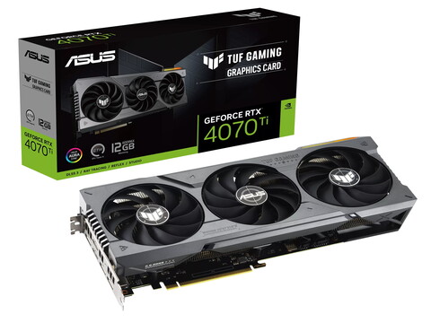 Asus TUF Gaming GeForce RTX 4070 Ti in review. (Image Source: Asus)