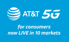 AT&T has launched its 5G service. (Source: AT&T)