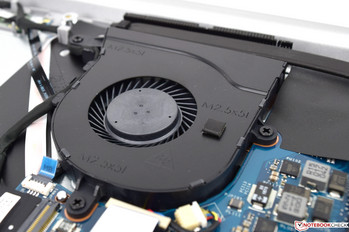 A cooling fan can be found inside.