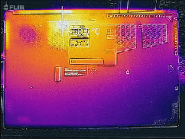 Underside heat map (Load)