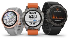 The Garmin fēnix 6 and Garmin Marq have received new features in a large update. (Image source: Garmin)