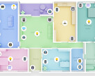 The new interface of SmartThings: a 3D floor plan showing all your connected gadgets (Source: Samsung)