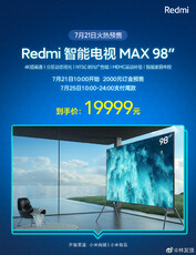 Redmi Max 98 promo. (Image source: Redmi TV)