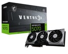 The MSI Gaming RTX 5070 12G Ventus 3X OC with its packaging. (Image source: MSI)