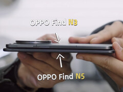 The OnePlus Open 2 is anticipated to adopt the same ultra-thin design as the Oppo Find N5. (Image source: Oppo)