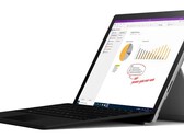 The black Microsoft Surface Pro 7 deal comes with a Pro Type Cover. (Image source: Microsoft)