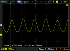 OLED flickering at a display brightness < 18% (130.2 - 240.4 Hz)