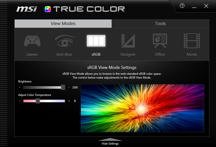 MSI True Color