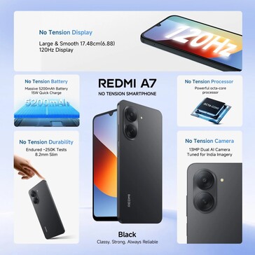 The Xiaomi Redmi A7.