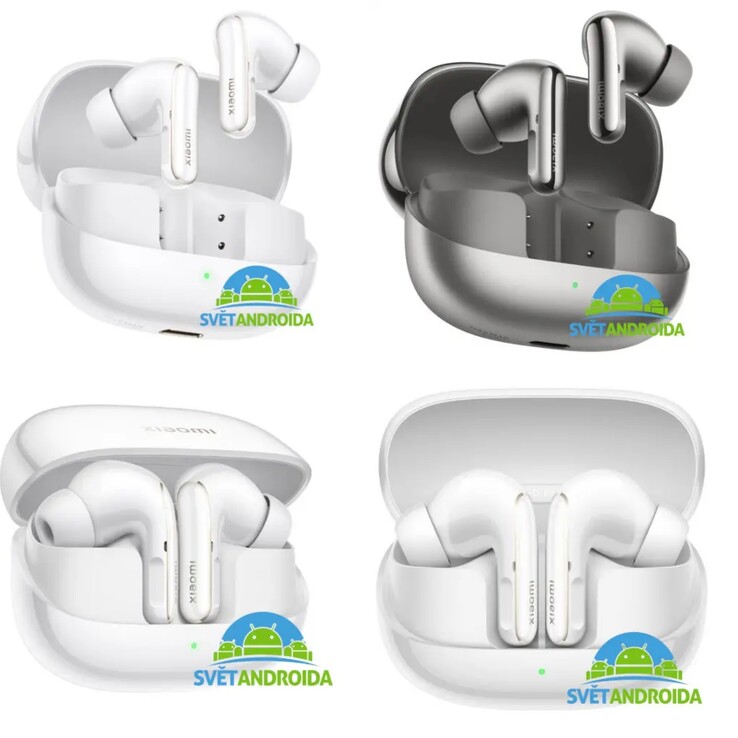 The latest "Xiaomi Buds 5 Pro" renders. (Source: Svět Androida via Digital Chat Station)