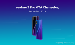 The Realme 3 Pro&#039;s new security patch update. (Source: Realme)