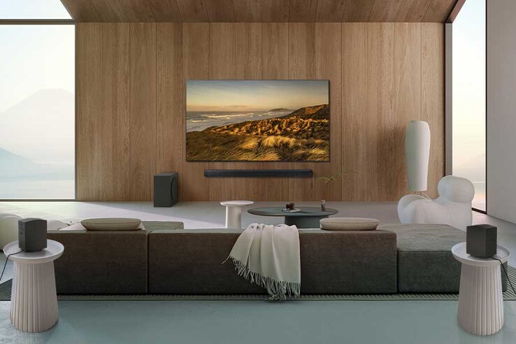 The 2024 Samsung HW-Q995D soundbar. (Image source: Samsung)