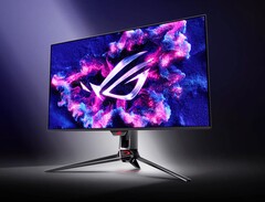 The ROG Swift OLED PG32UCDM is ASUS&#039; first 32-inch and 4K gaming monitor. (Image source: ASUS)