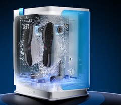The Brolan Smart Shoe Cleaning Robot 1.0 automatically washes and dries shoes. (Image source: Brolan)