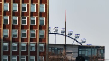 The photo with the telephoto lens, bringing distant objects into sharp focus (Image source: Marc Zander / Notebookcheck)