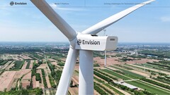 The project has 1.43 gigawatts of solar and wind energy to generate 300,000 tons of green hydrogen and ammonia. Reference image. (Image source: Envision Energy)