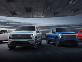 Stellar Ford F-150 Lightning electric truck EPA battery range estimates beat the Rivian R1T