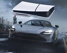 Forza Motorsport 5 banner shown with PS5 console