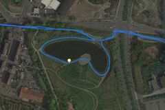 GPS test: Google Pixel 3a XL – Cycling around a lake