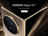 The Magic V5 will launch in Malaysia on July 15. Pictured: a promo image of the foldable phone. (Image source: Honor)